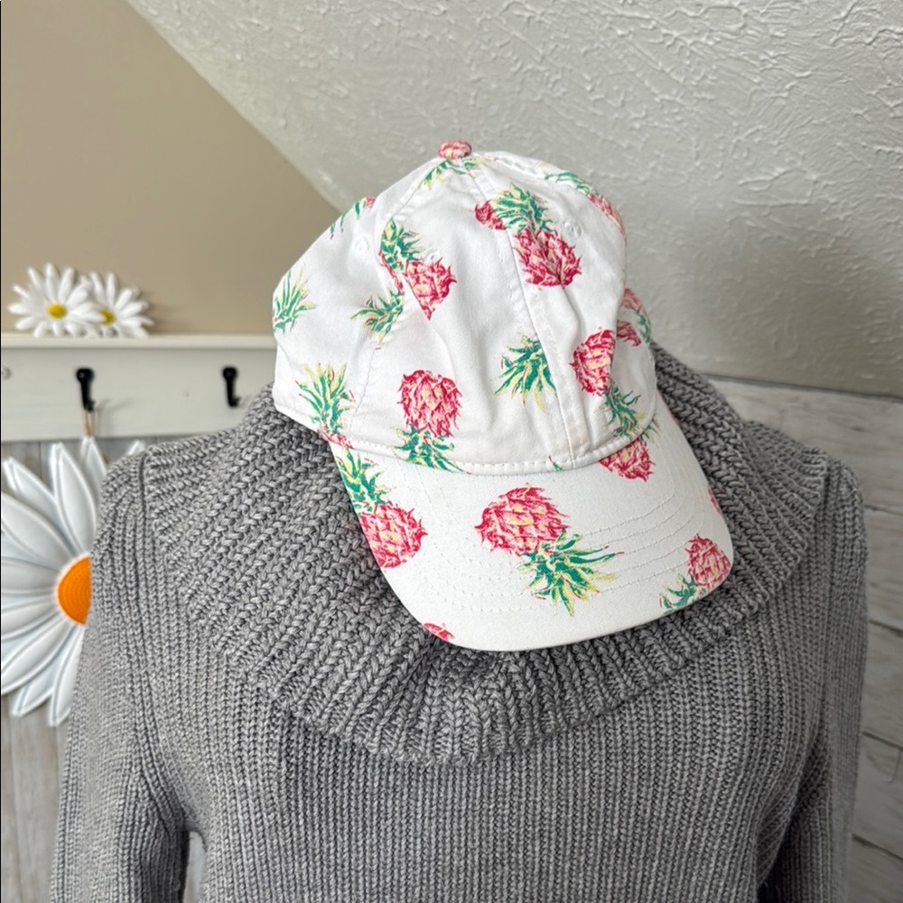 Floral White Cap🍍